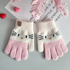 woojooi 兒童嚕嚕針織手套