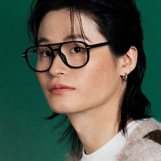 누엘레맨 패션 뉴트로 투브릿지 빅 뿔테 + 케이스 세트