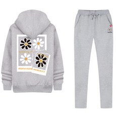 NESPA 男款雛菊圖案連帽外套+長褲 SUA_0024