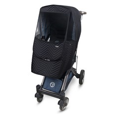 Manito Orbit G5混色加厚獨家推車罩, 人字紋(黑色), 1入