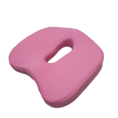 THE NAEUN 3D記憶海綿甜甜圈坐墊, 粉紅色, 1個