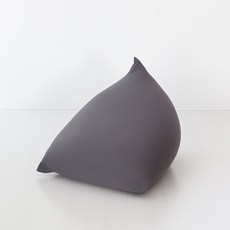 마켓비 앰보 1인 패브릭 빈백소파 LS003, 그레이