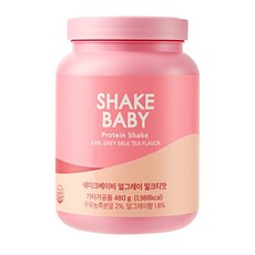 쉐이크베이비 시즌2 단백질 쉐이크 얼그레이 밀크티맛, 480g, 1개