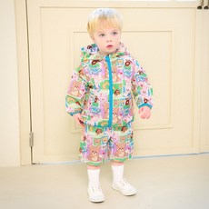 몰리멜리 아동용 스위트툰윈드점퍼 상하복 세트