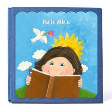 민성컴퍼니 대용량 차일드 성장앨범 335 x 325 x 30 mm, 60매, 아침(앨범), 블랙카드(속지)