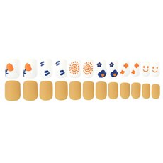 DAYSOY Pop Pop 亮點指甲貼 24入組, N45, 1套