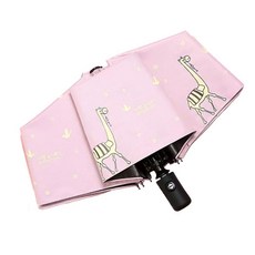 디에스 금박 무늬 자동 3단 우산