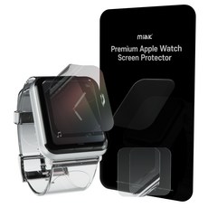 미아크 애플워치 풀커버 액정보호필름 2p, 2매