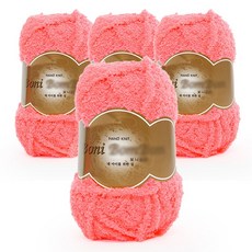 SEVY Phillip Textile Boni Boni 編織線 80g x 4入, 35 霓虹粉, 4個