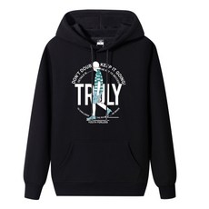 I Love Home 字母印花男版連帽T恤