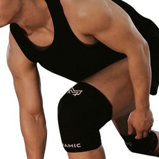 MYNAMIC 護膝, 1個, 黑色
