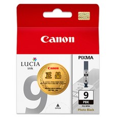 캐논 정품잉크 PGI-9PBK, 포토검정, 1개