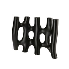 創意抽象雕塑客廳花瓶 YT_RA299, 黑色