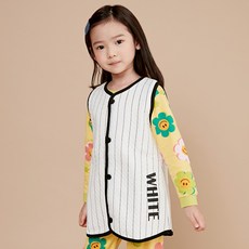 olomimi 兒童西裝白色三層保暖背心