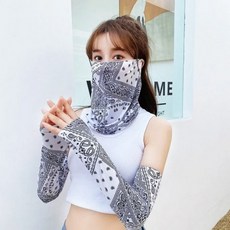 이츠굿텐 페이즐리 쿨토시 양쪽 + 넥워머 세트