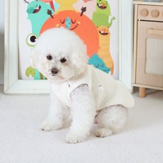 에이미러브즈펫 강아지 BL 누비 하네스 조끼, 토끼, 1개