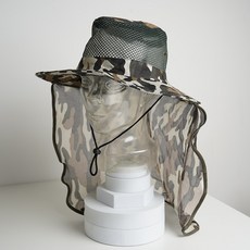 TREX 男士釣魚叢林登山網眼工作帽, 棕色