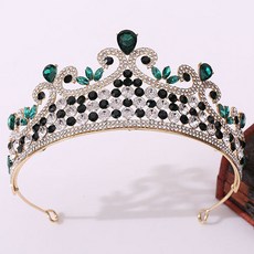 Estella自助婚紗頭飾珠寶攝影 tit152, 1個, 綠色