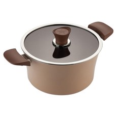 HAPPYCALL Eden系列 IH電磁爐適用釜鍋 杏仁米色 24cm 1個