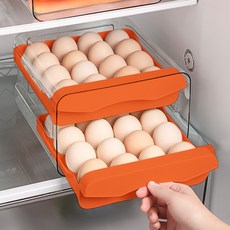 바른리빙 32구 2단 계란보관함, 오렌지, 1개