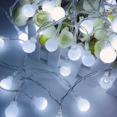 LED 앵두 전구 20구 3m, 화이트