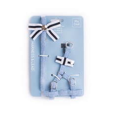 카르노코리아 심플 리본포인트 하네스 세트 M, 블루, 1세트