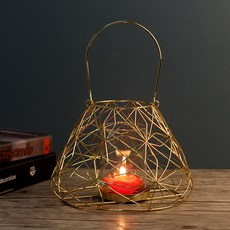 Art People Shine 鋼製油燈造型燭台 23cm A209, 單一顏色