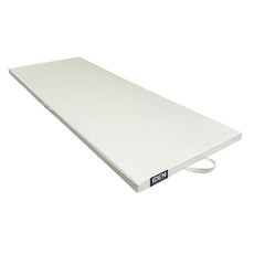 IDEN 兩段式摺疊居家健身瑜珈墊 700, 1個, 象牙白