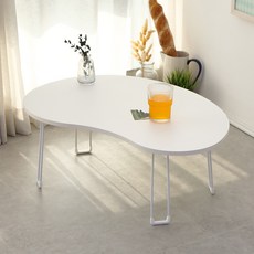 트리팜 PET 럭셔리 슈퍼매트 테이블, 크림 화이트