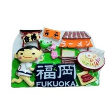 세계 여행 컬렉션 냉장고 자석, 아시아일본후쿠오카C