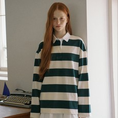 yuppe 女款 LONG STRIPE T恤