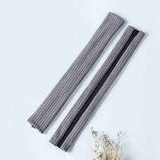 알럽홈 컬러 체크패턴 팔걸이커버, 차콜