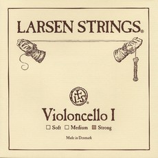 LARSEN STRINGS String Original 大提琴A弦 強張力, 混合顏色, 單一商品, 1個