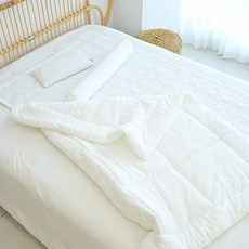 아띠블랑 모달 신생아 침구 4종 세트, 화이트