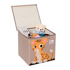 스윗조이 동물 친구들 수납 박스 스툴 의자, 호랑이