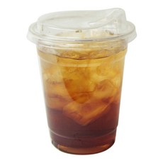 Inp PET 冰杯杯身 + 就口杯蓋組 92mm, 420ml, 100個, 1套