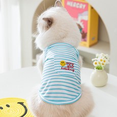 Artipet 寵物享樂條紋背心, 藍色, 1個