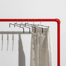 MAWA 防滑Rofit37褲裙衣架, 黑色, 5個