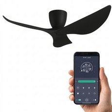 에어룩스 IOT 울트라 거실 천장 실링팬 136cm, 블랙