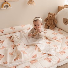 vivienda 嬰幼兒莫代爾超細纖維毯, 鬆餅熊