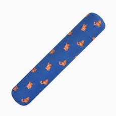 NARA HOME DECO 老虎印花長條抱枕, 深藍色