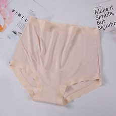 코튼형 하이 웨스트 심플 라인 부드러운 임산부 팬티