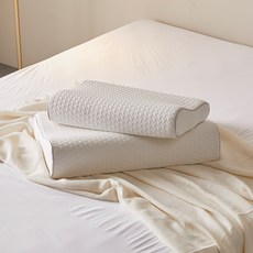 BeneBedding 白金記憶棉枕頭, 1個, 白色