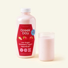 그릭데이 저당 요거트 딸기, 900g, 1개, 1개입