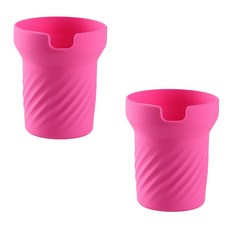 Block Mart 隨行杯杯墊保護套 720ml, 粉紅色, 2個