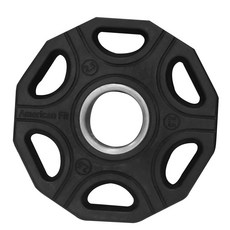 6홀 12각 원판 아메리칸핏, 2.5kg, 블랙, 1개