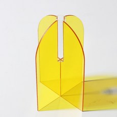 블랙트리 북유럽 아크릴 아치형 화병, 옐로우