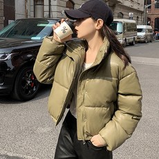 PEONIST 女款壓紋翻領造型短版外套