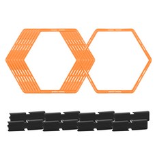 Block Mart 六角速度梯 8p + 連接環 8p, 橘色(梯子), 1個