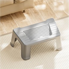 바이비드 사무실 가정용 플라스틱 발판, 그레이